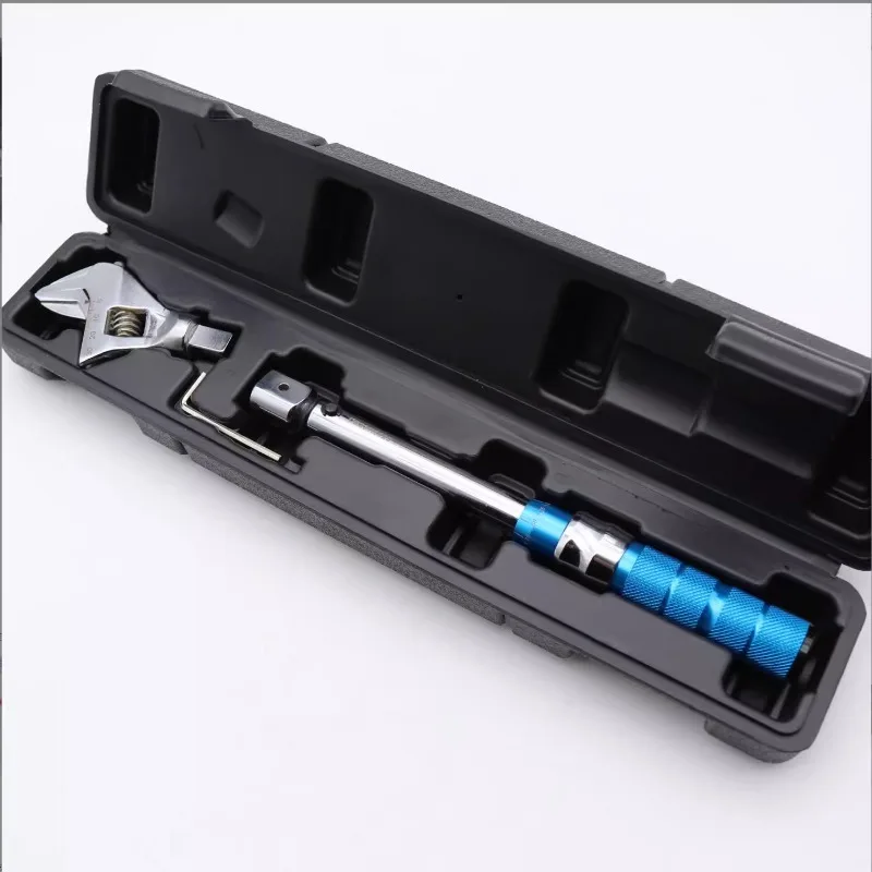 Adjustable head square wrench Adjustable kg torque wrench Auto repair sleeve adjustable head torque wrench