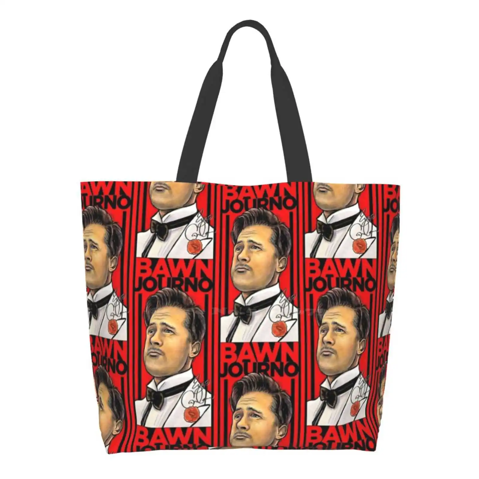 Bawnjourno A Tribute To Goralami Women Shopping Bag Girl Tote Large Size Inglorious Basterds Brad Pitt Funny Humor Movie Film