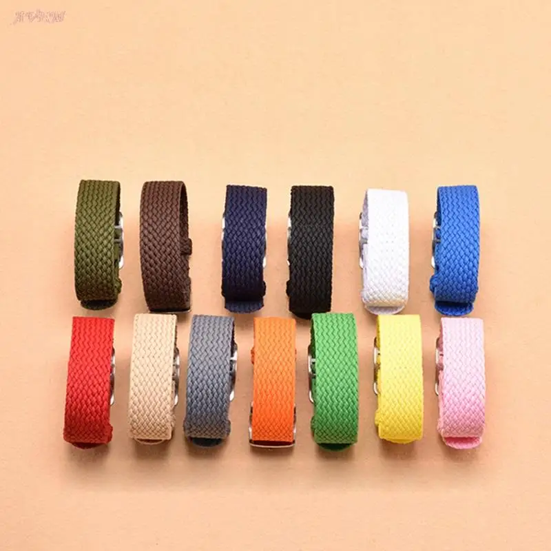 Canvas Sport Watchband Colorful Nylon Weave Strap For Perlon Wrist Band Bracelet Watch Accessories Belt 14mm 16mm 18mm 20mm 22mm