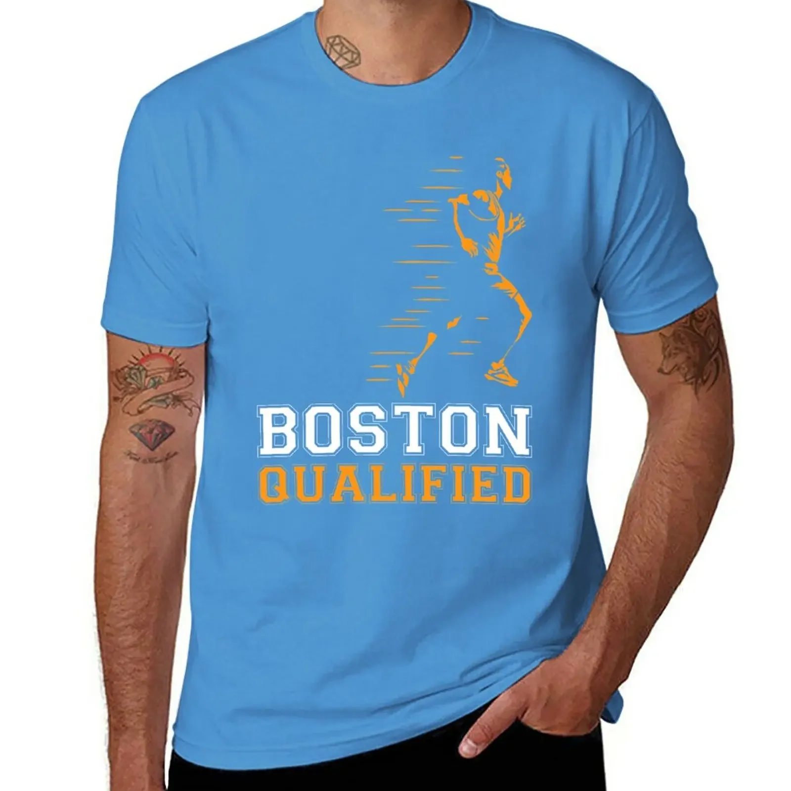 blondie t shirt aesthetic clothes men clothings New Boston 2024 Qualified For Runners & Supporters Of The Marathon T-Shirt image 4