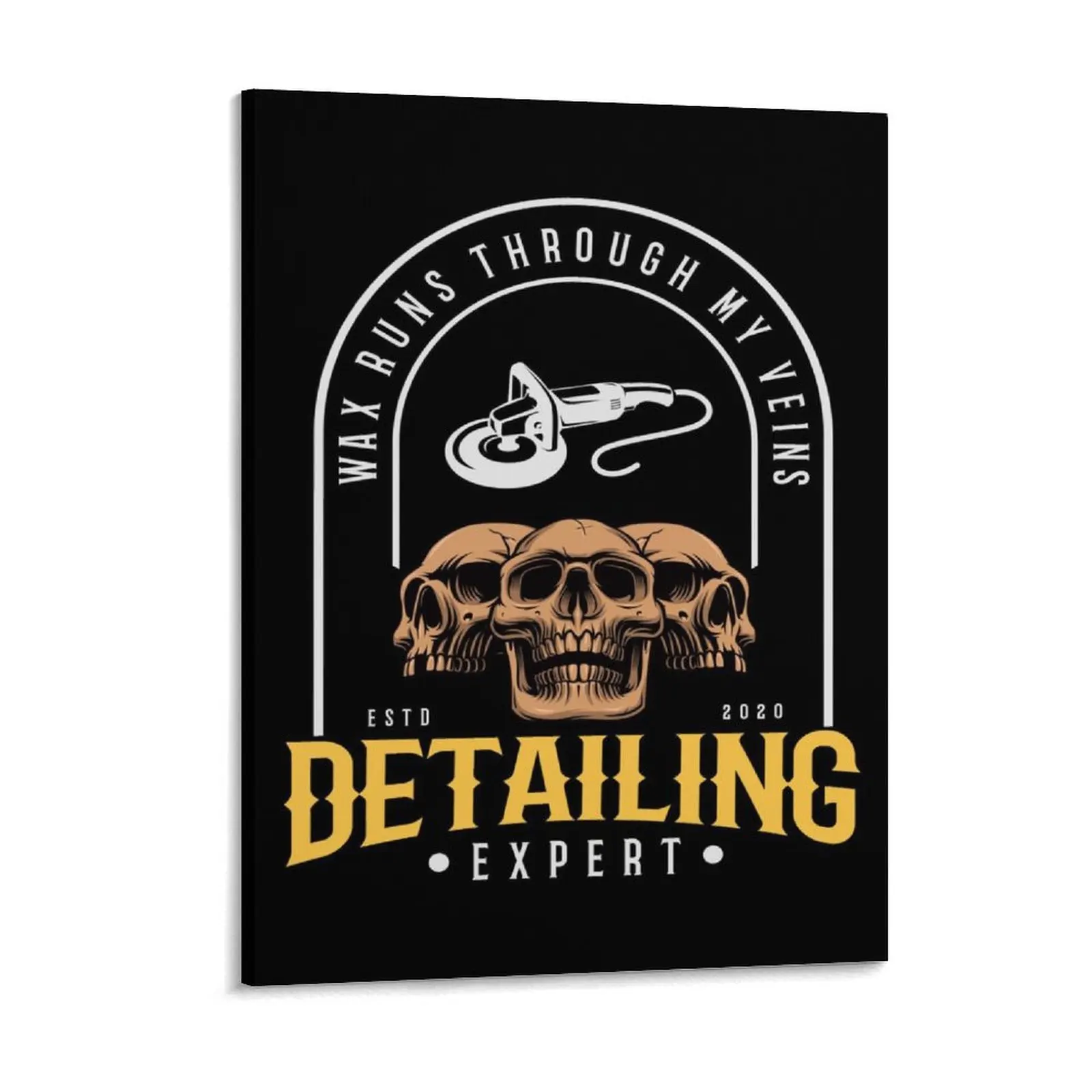 Car Detailing Expert Canvas Painting Garage Club Garage Custom Cave Designs Framed Wall Paintings