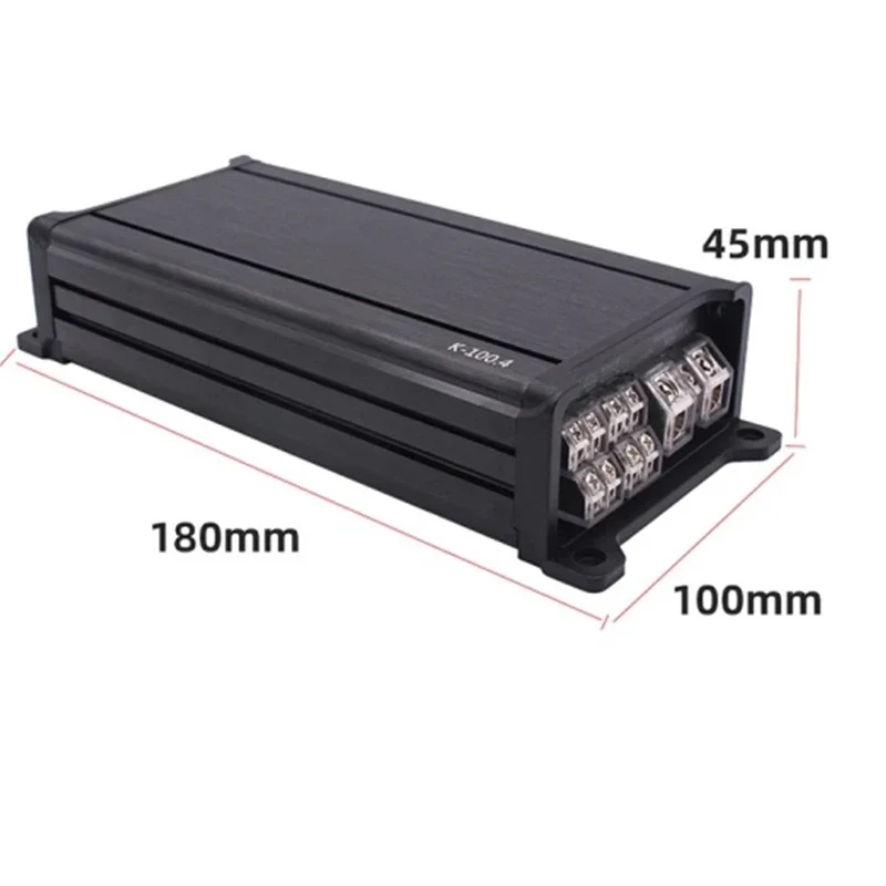

New Car Audio Retrofit High-power Amplifier Four Channels Four Ways