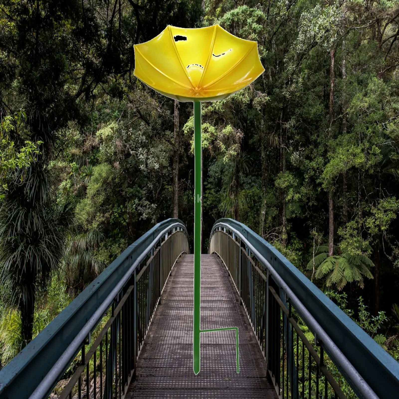 Birdbath Standing Iron Feeder Removable Garden Bird Drinker Decorative Water Pool Pond Birds for Outside on Foot