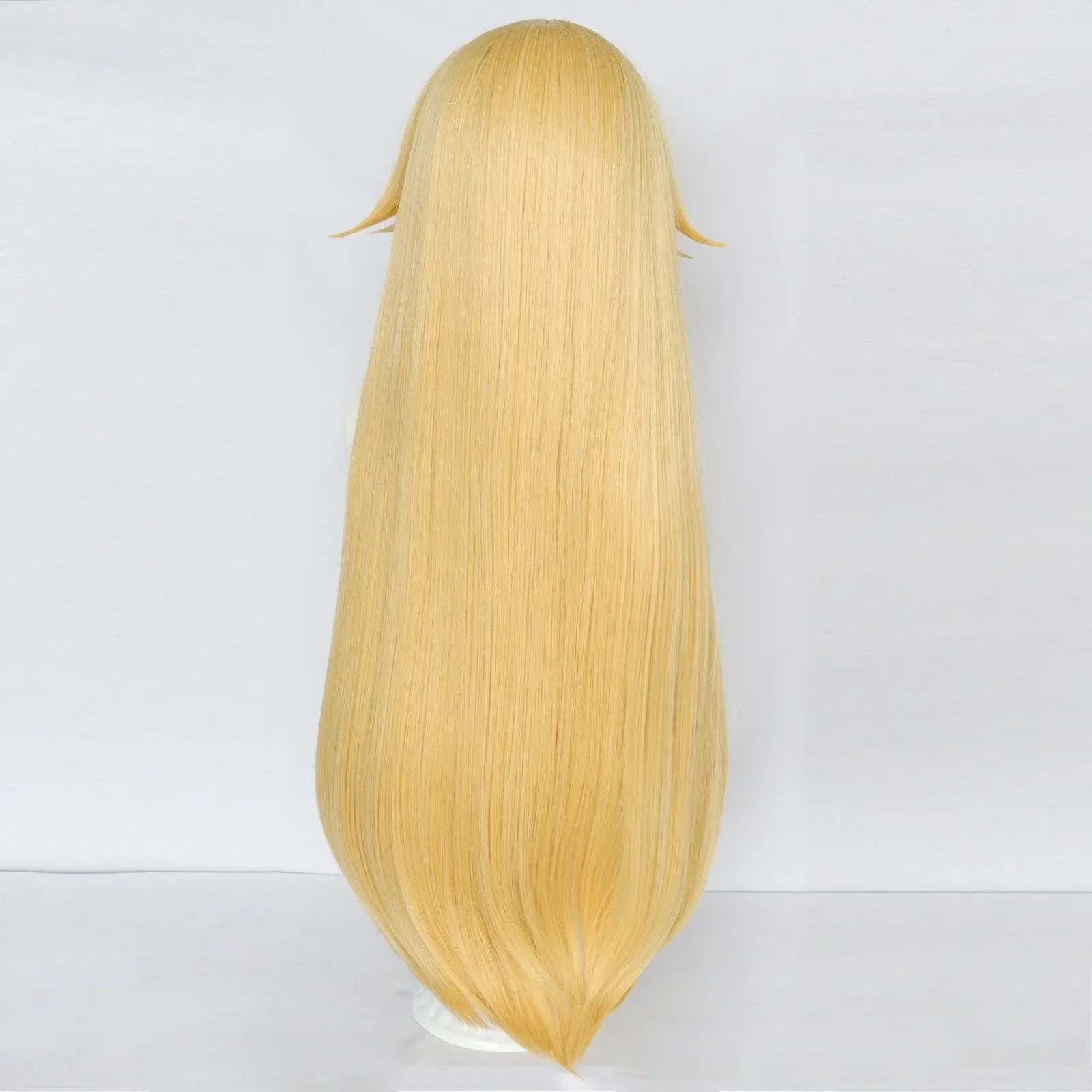 Anime Princess Peach Cosplay Wig Adult Women Long Blonde Straight Heat Resistant Synthetic Hair Role Play Wigs Halloween Props