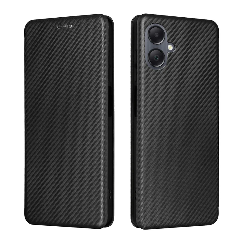 For Samsung Galaxy A07 Case Carbon Fiber Flip Leather Business Magnet Stand Holder Card Slot Shockproof Cover For Samsung A07