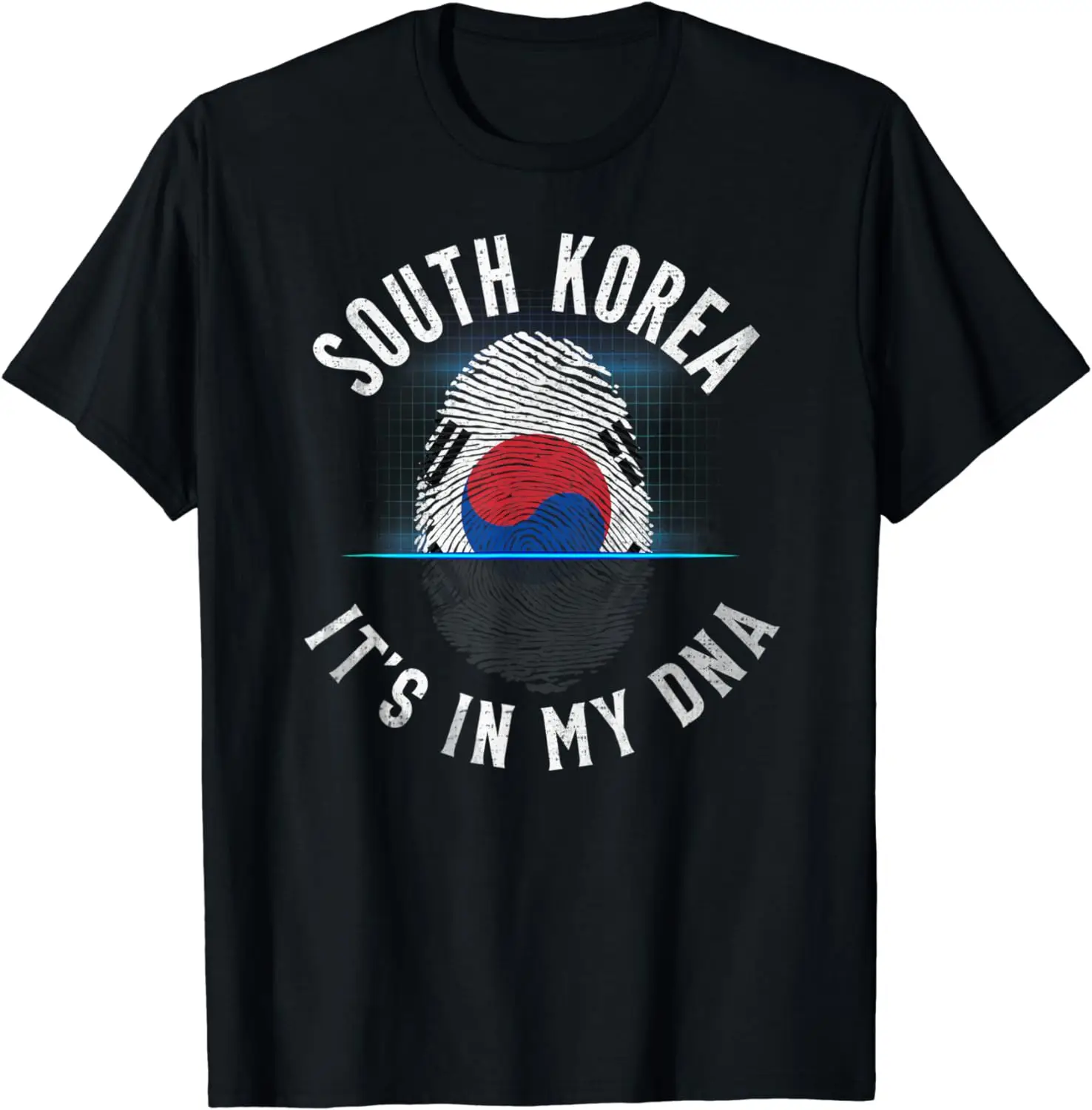 South Korea Flag - It Is in My DNA - Korean Men T-Shirt Short Sleeve Casual Cotton O-Neck T Shirts