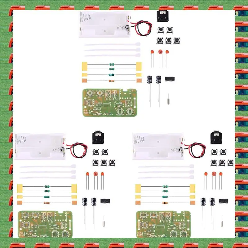 

ABMO 3X 76Mhz-108Mhz Stereo FM Radio Receiver Module FM DIY Electronic Soldering Kit Circuit PCB Board Solder Practice