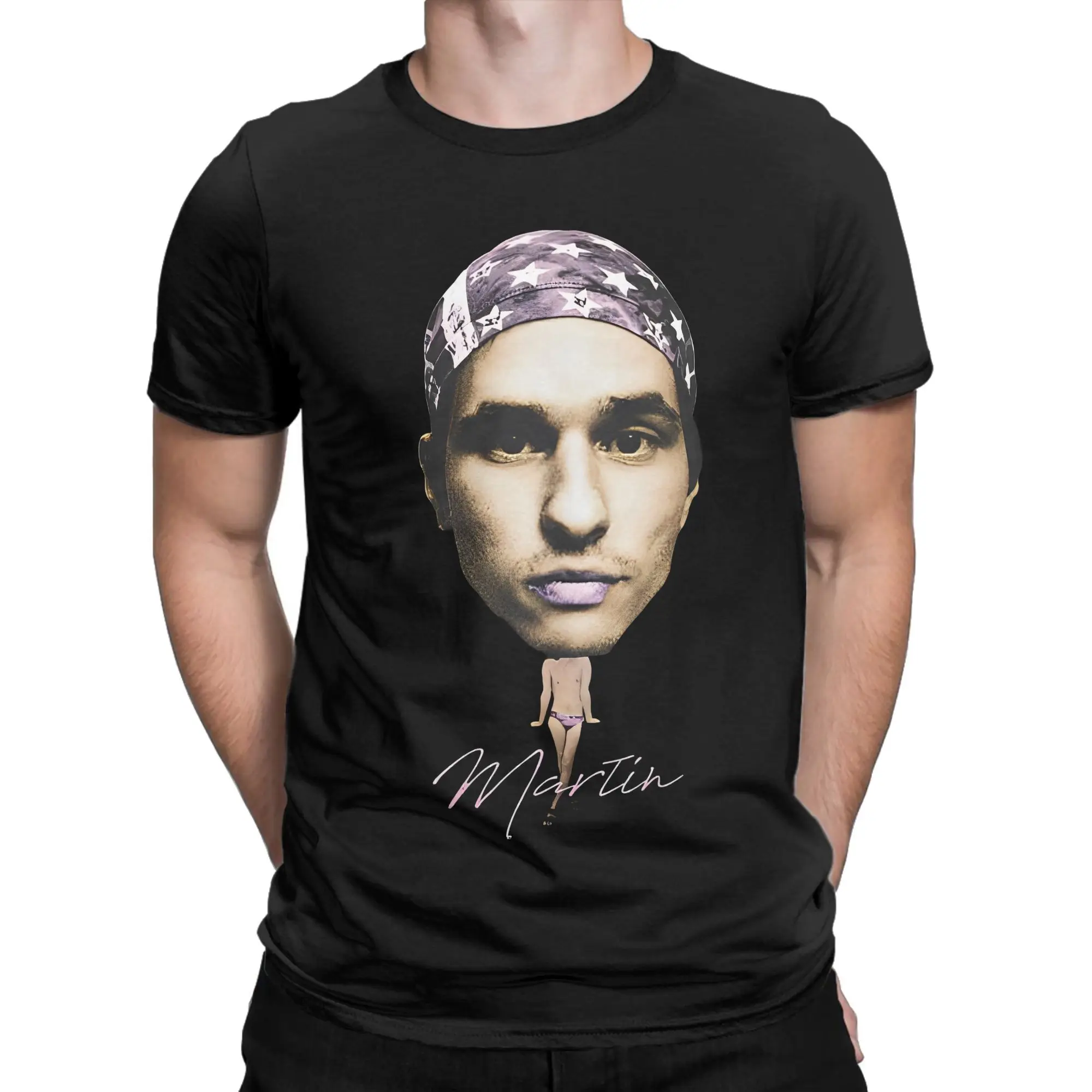 Slushy Noobz Martin T Shirt Men's  Pure Cotton Leisure T-Shirt Crewneck  Tee Shirt Short Sleeve Tops Gift Idea