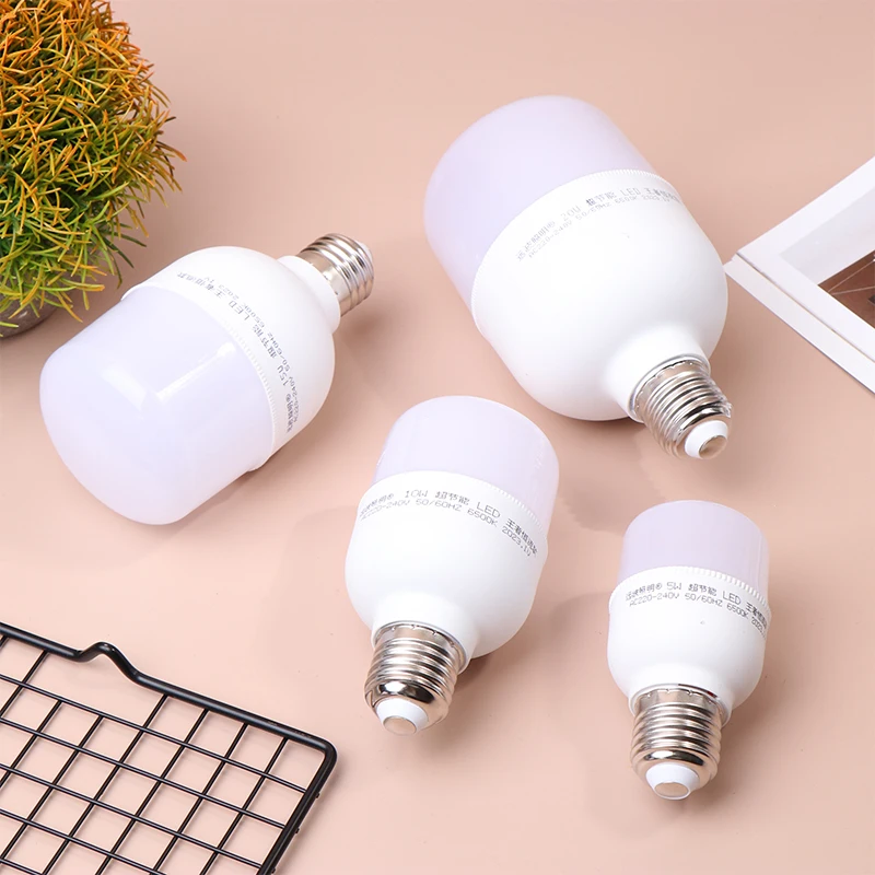 

LED Lamp E27 No Flicker Led Energy Saving Bulb 30W 20W 15W 10W 5W LED 220V Blub Waterproof For Indoor Home Kitchen Lamp Bulb