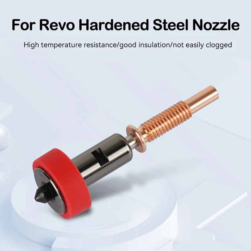 Upgraded Standard Flow For REVO Hotend 0.2mm/0.4mm/0.6mm/0.8mm Replaceable Nozzles Hardened Steel/Copper/Titanium /TC4 Material