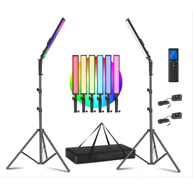 CYKE Video Studio Light Photography Handheld RGB LED Light Stick with Tripod for Live Streaming