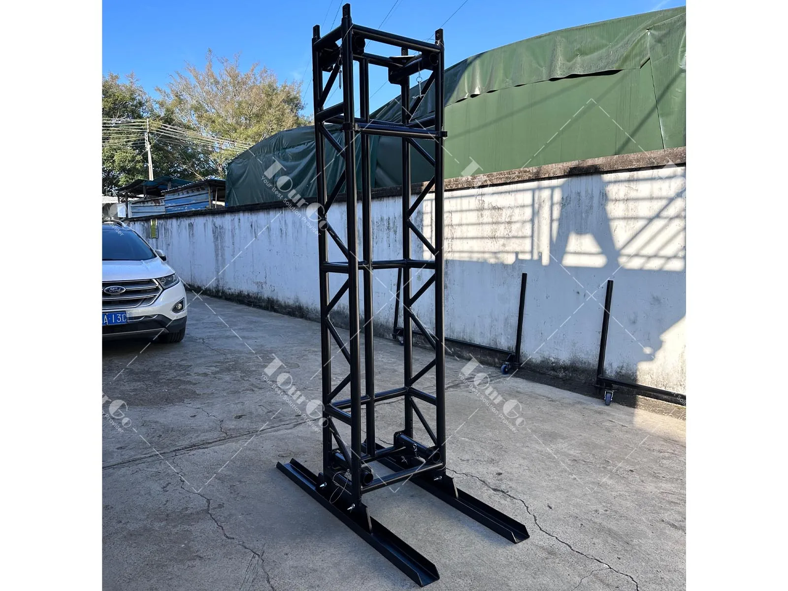 DJ Stage Event Concert Aluminum Lighting Truss Double Hung Touring Stage Pre Rig System for for Moving Head Lights