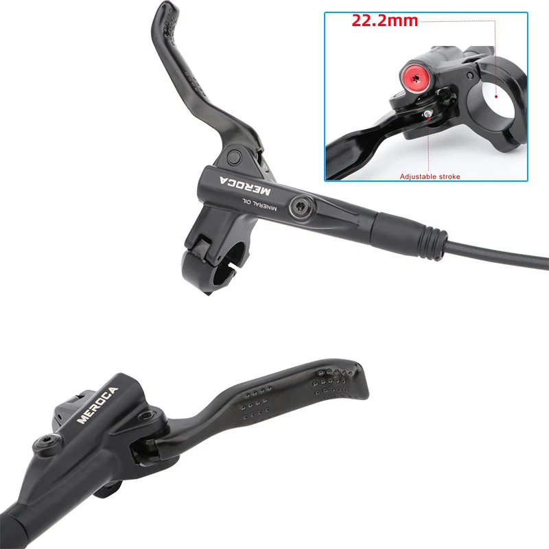 MEROCA M4 MTB Hydraulic Disc Brake 4 Piston With Cooling Full Meatal Pad CNC Tech Mineral Oil For AM Enduro Bicycle E4 ZEE M8120