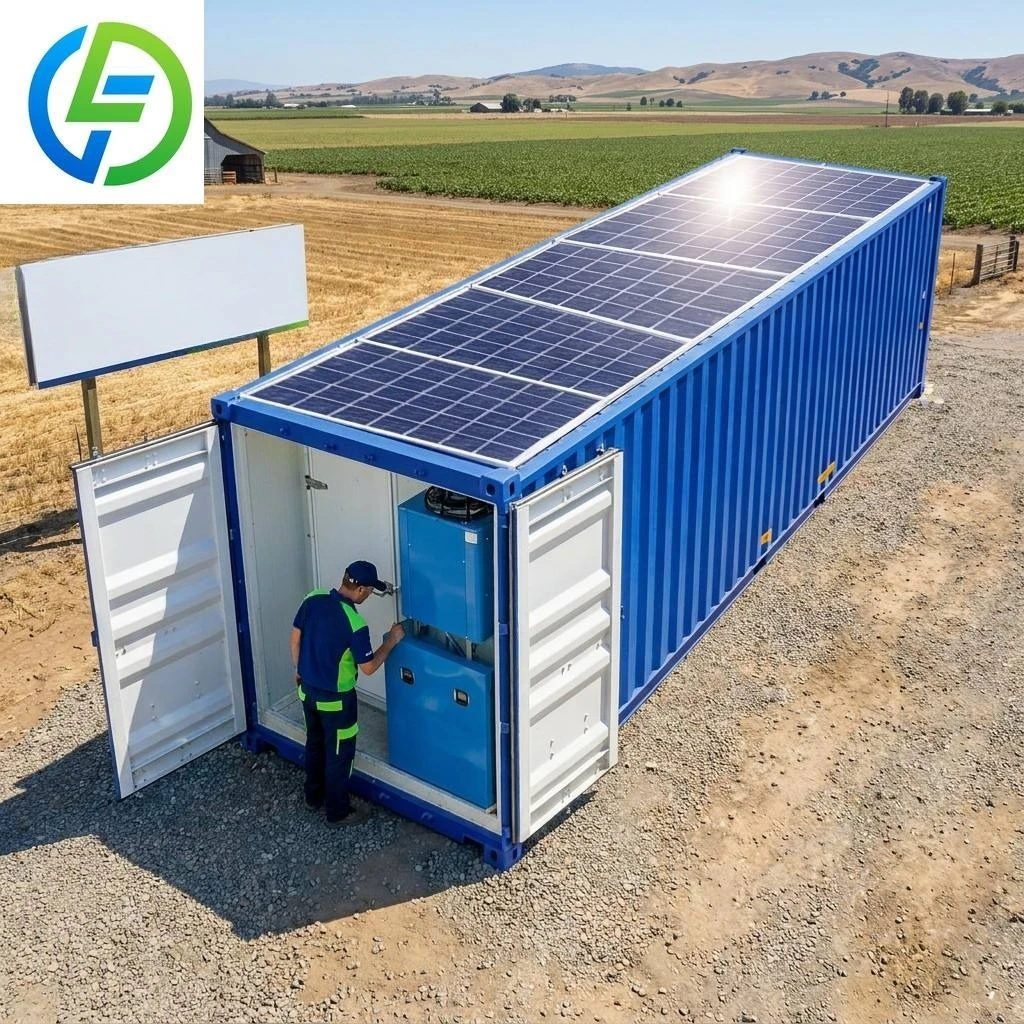 FOODLINE Waterproof Solar Refrigerated Container Rainproof Solar Module Work Stable In Coastal Humid Transportation Area