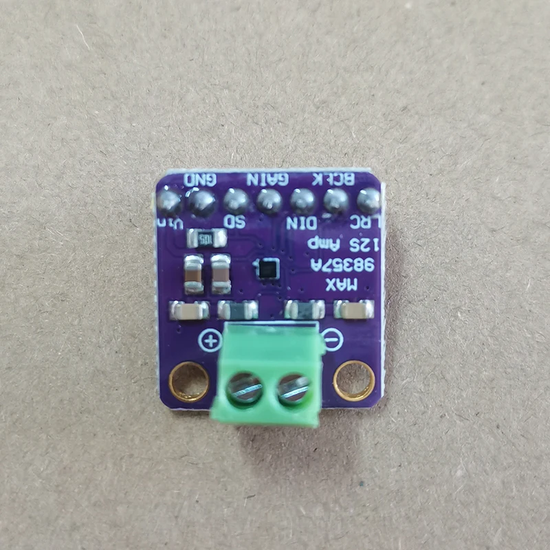 1PC Test Board MAX98357 I2S 3W Class D Amp Module for ESP32 RPi - Filterless Audio Board Mono/Stereo Output 2.5V-5.5V DIY Sound view 4