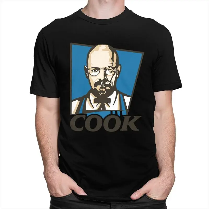 Custom Breaking Bad Serie Walter White T Shirts Men Pure Cotton Tees Heisenberg Chemistry Tshirt Short-Sleeve T-shirt Clothing