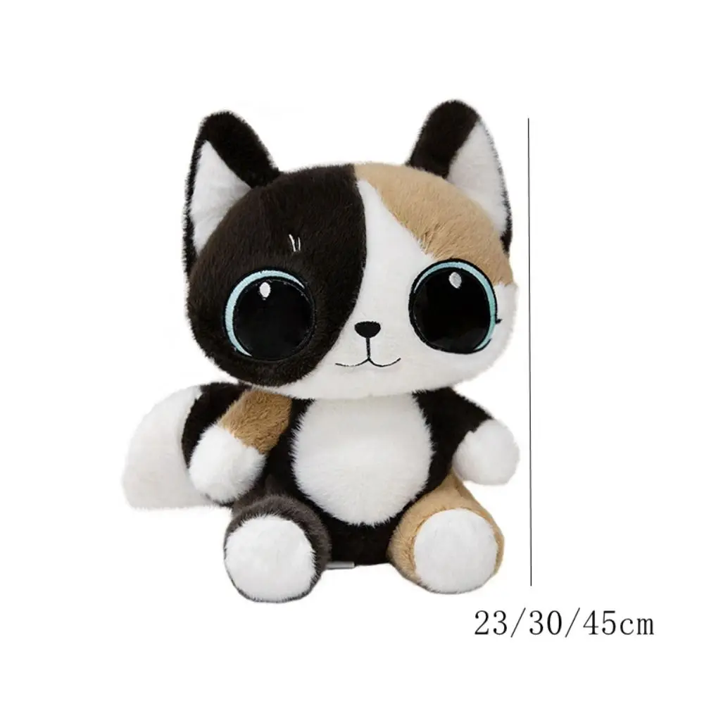 Lucky Soft Doll Katze Plüschpuppe PP Baumwolle Lustiges Tier Plüschtier Niedliches Komfortkissen Welpe Gefüllte Plüschtiere Weihnachtsgeschenk