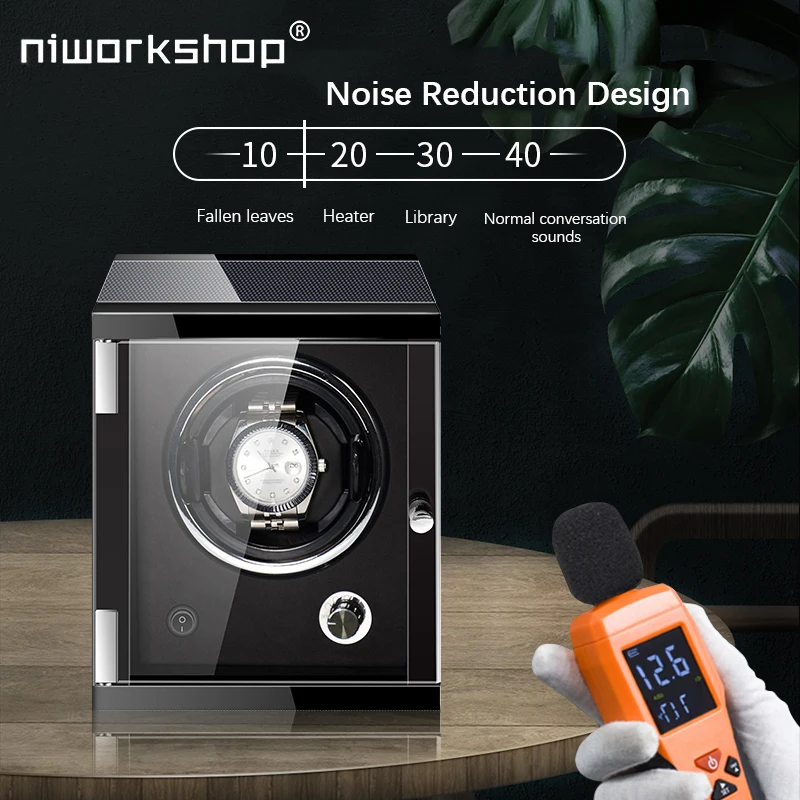 Niworkshop Automatic Watch Winder,1/2/4/6/9/12 Slots Watch Storage Case, High-End Watch Box with Quiet Motor,Watches Watch Box