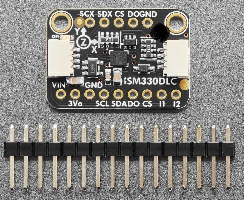 

4502 ISM330DHCX - 6 DoF IMU - Акселерометр и гироскоп - STEMMA QT / Qwiic