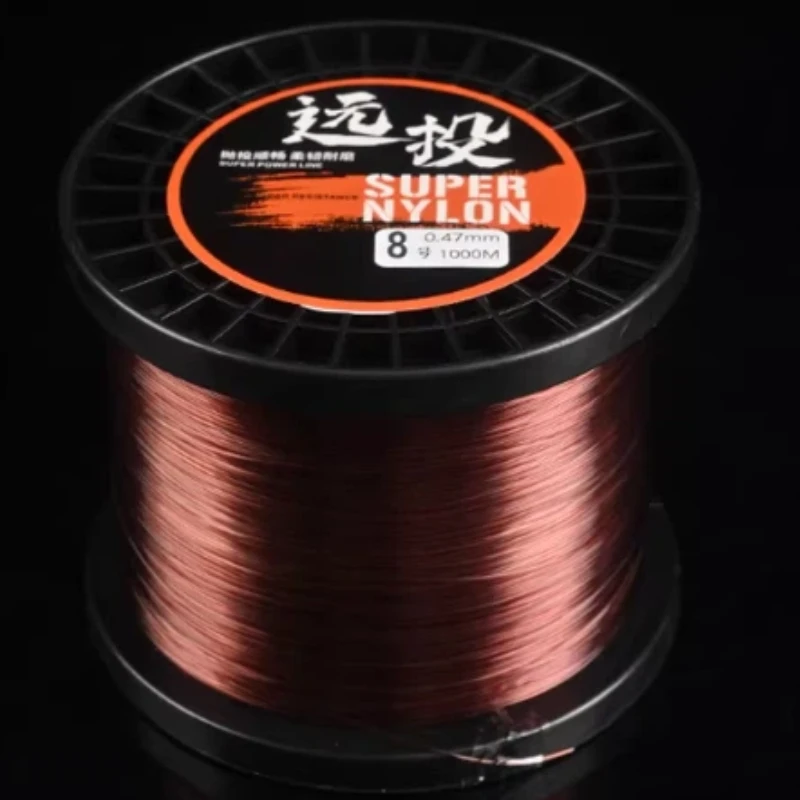Saltwater Nylon Fishing Line Super Smooth Main Leader Line Surf Casting Fishing Line Carp Big Game Fishing Line Fishing Net Line