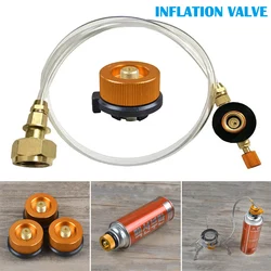 Outdoor Camping Gas Stove Propane Refill Adapter Gas Flat Cylinder Tank Coupler Adaptor Home Kitchen Gas Charging Accessories