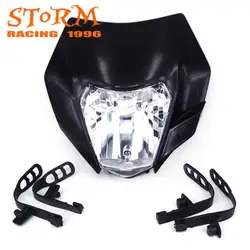 Motorcycle Headlight Headlamp Universal For KTM SXF EXC XCF SMR 150 200 250 350 450 Enduro Supermoto Dirt Bike Motocross