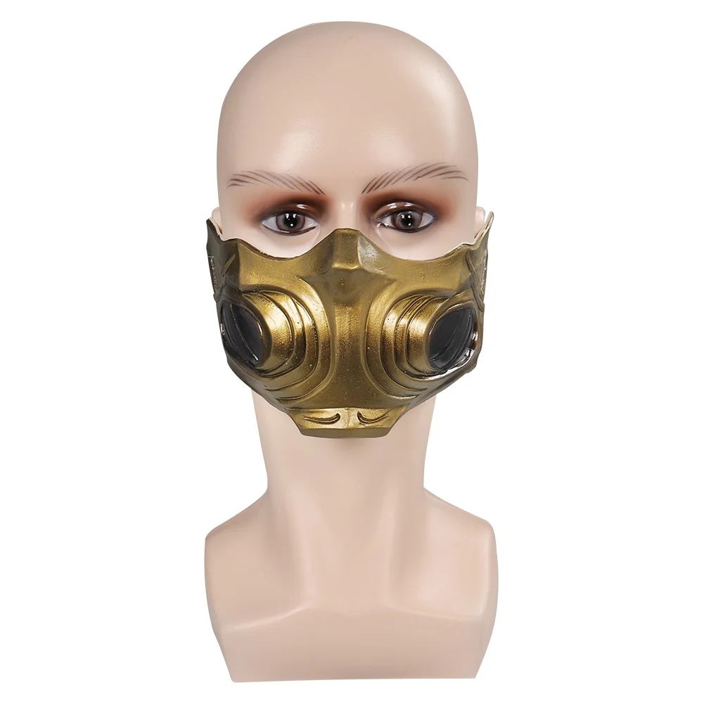 Game Mortal Cos Kombat Cosplay Mask Sub-Zero Scorpion Latex Helmet Masquerade Masks Halloween Party Costume Accessories