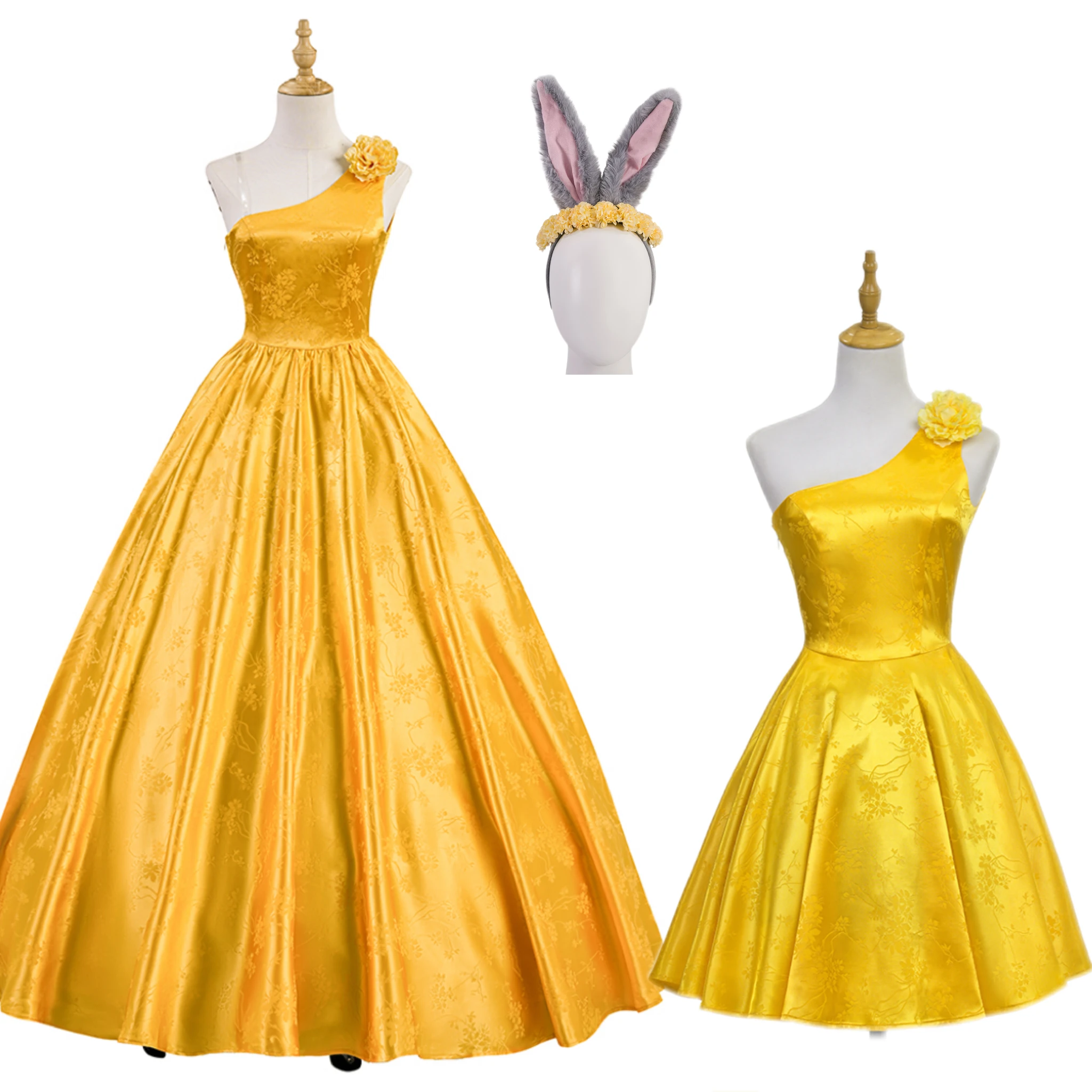 

Judy Cosplay Costume Halloween Woman Ball Dress Carnival Party Clothing