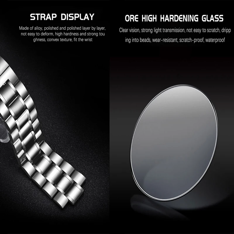 LIGE Fashion Top Luxury Men's Watches Skeleton Automatic quartz wristwatch Retro watches for men Gift Watch Brand Luxury reloj