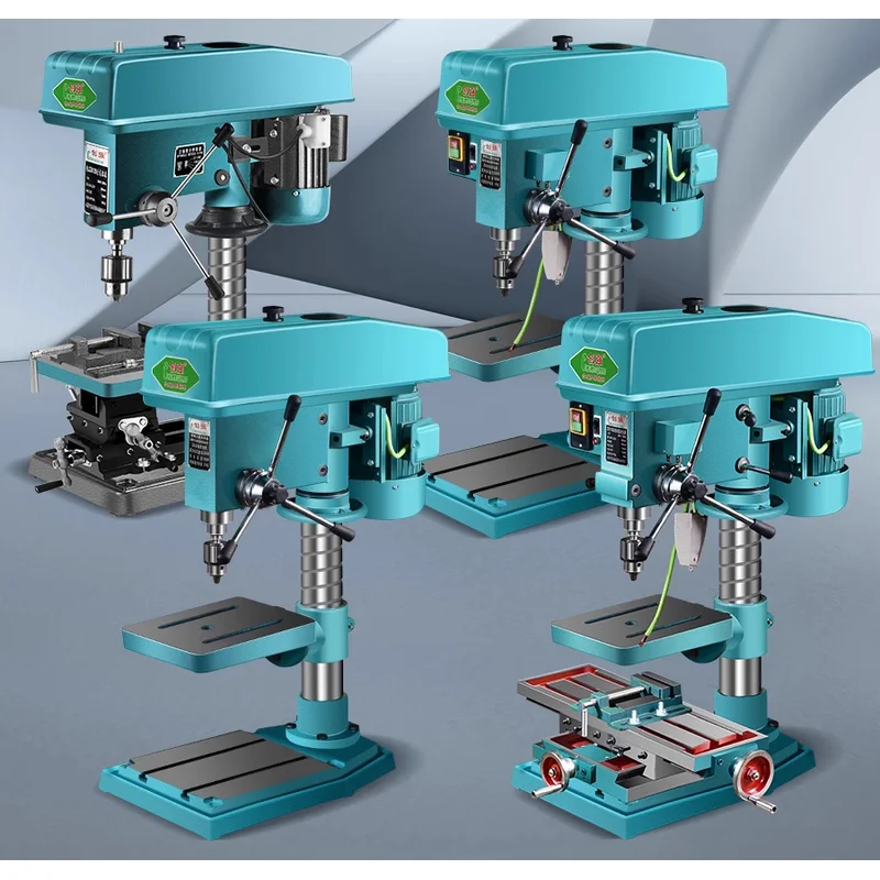 Trapano da 220 V foratrice, maschiatura e fresatura Punzonatrice domestica multifunzionale ad alta potenza a tre usi.