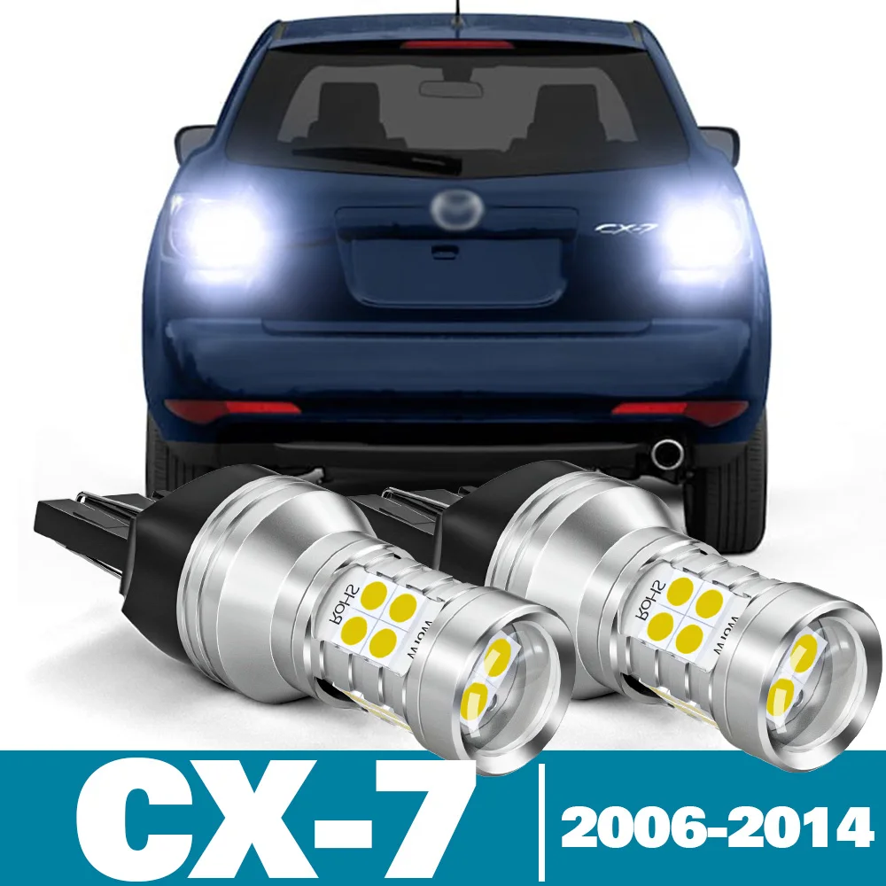 2pcs LED Reverse Light For Mazda CX-7 CX 7 CX7 ER Accessories 2006 2007 2008 2009 2010 2011 2012 2013 2014 Backup Back up Lamp