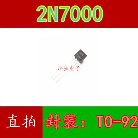 

10 pieces 2N7000 TO-92 7000 TO-92 0.3A 60V