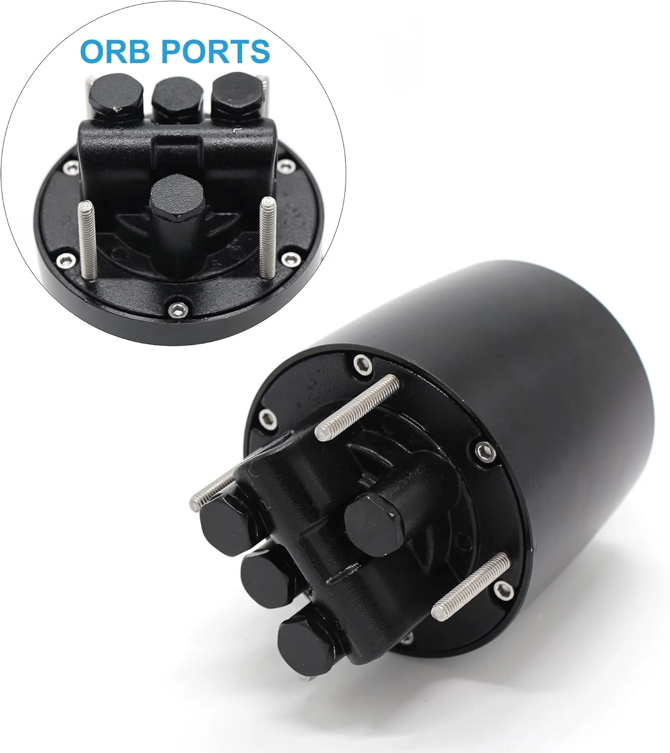 طقم توجيه هيدروليكي للمحركات الخارجية حتى 300 حصان مع مضخة خوذة وأنابيب أسطوانية للمستلزمات البحرية-ZA0350V2