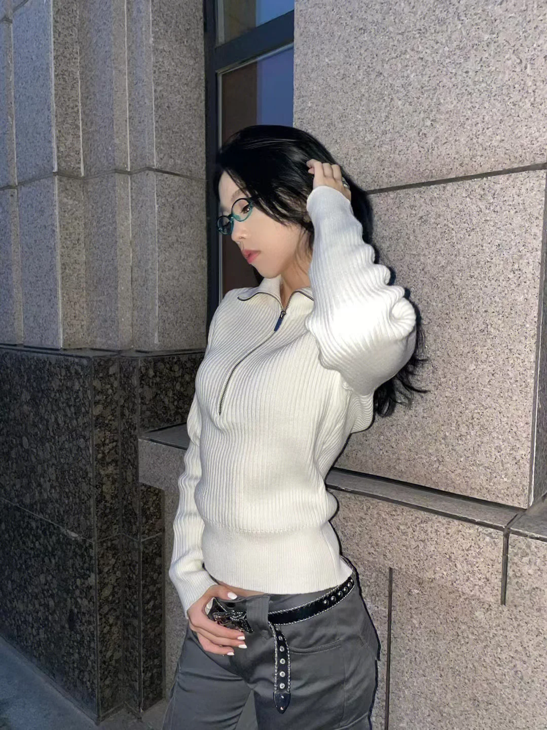 Maglioni Maglioni Pullover Donna Maglione Nylon Maglieria Orlo Yoga Pilates Classe gotica Esercizio Fitness Autunno Attivo Caldo