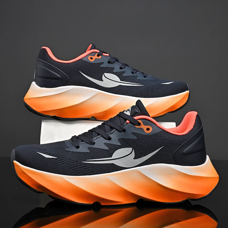 

Спортивная обувь унисекс, новая осенняя дышащая повседневная обувь на толстой подошве с амортизацией и отскоком, уличная обувь для бега и фитнеса для мужчин и женщин