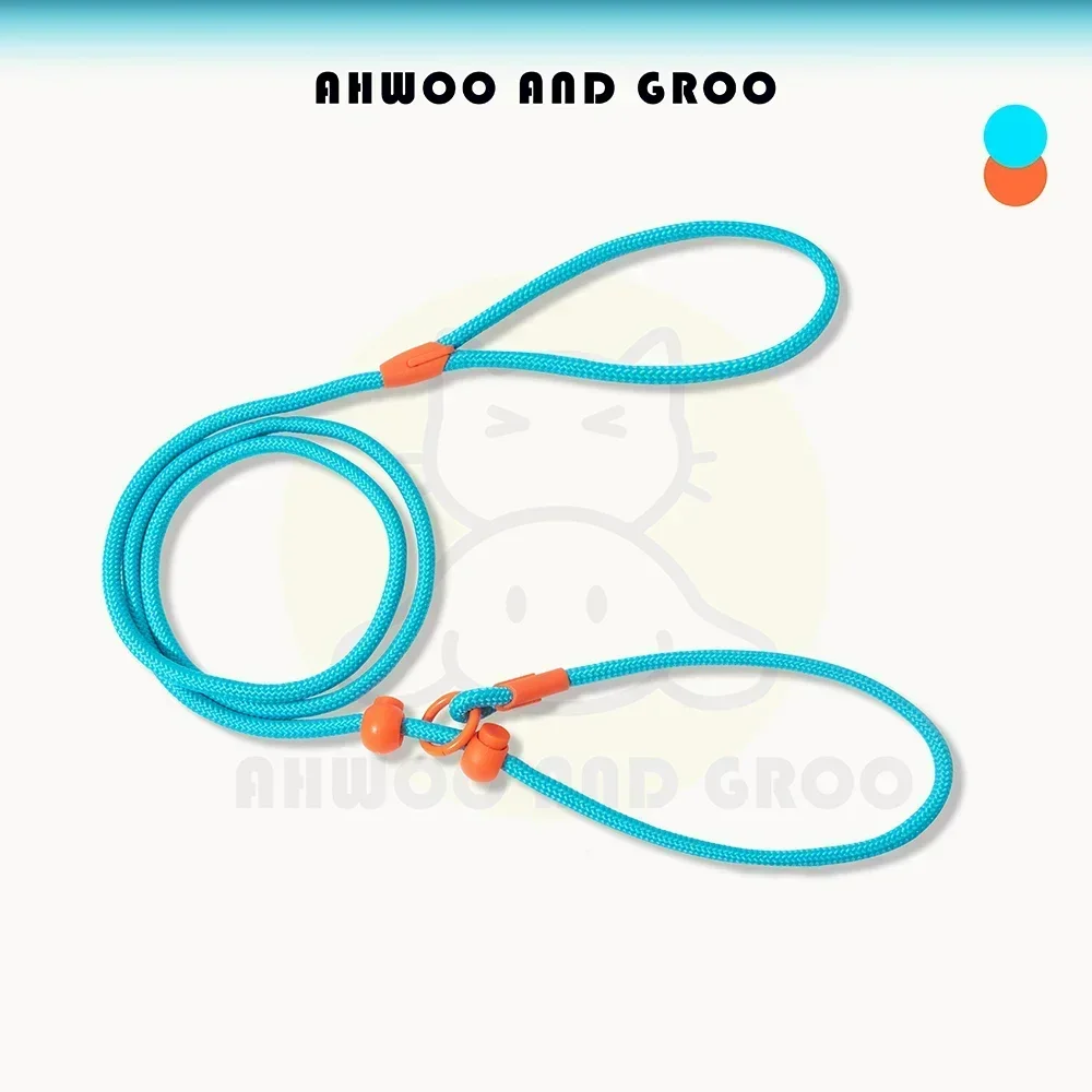 150 cm rundes Trainingseil für Hunde, leichtes Nylon-P-Kettenhalsband, verstellbar für kleine und mittelgroße Hunde, Gehleine, Heimtierbedarf – Detail 20