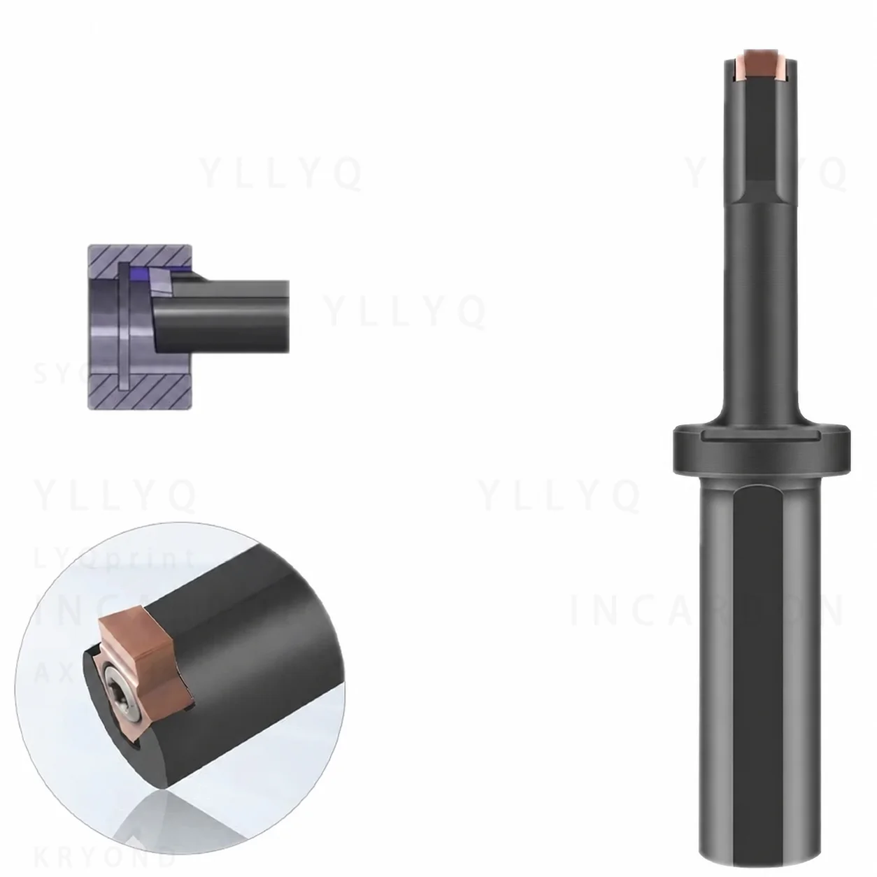 CNC Turning and Milling Machine Keyway Insert Slotting Tool Turning Insert Tool Holder for Lathe Milling CNC Machining