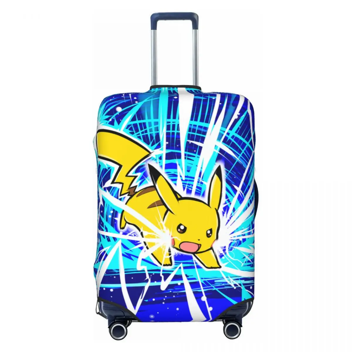 Custom Pokemon Pikachu Luggage Cover Protector Fashion Travel Suitcase Protective Cover for 18-32 Inch