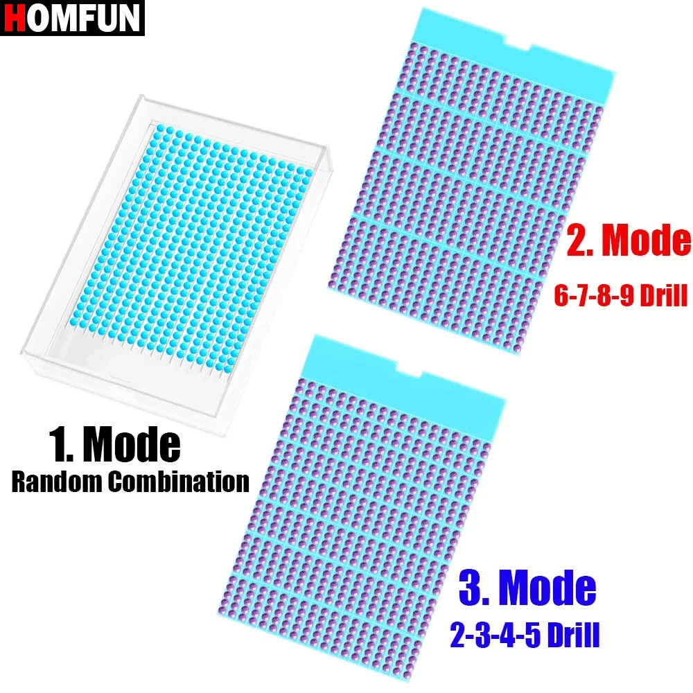 Imagem -02 - Homfun-diy Bandeja Pintura Diamante e Armazenamento Rack Drill Plate Acessórios Box Organizer Kit Craft 12 Slots 1pc