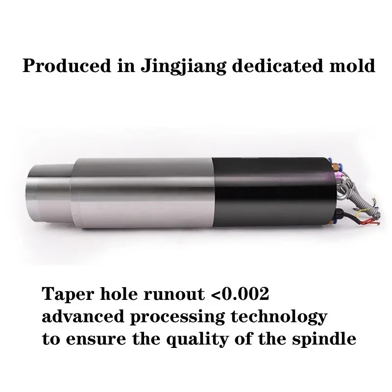 BT30 high-precision mold tool spindle 110mm 4.5kw 380V 18000rpm electric spindle CNC water-cooled automatic tool change spindle