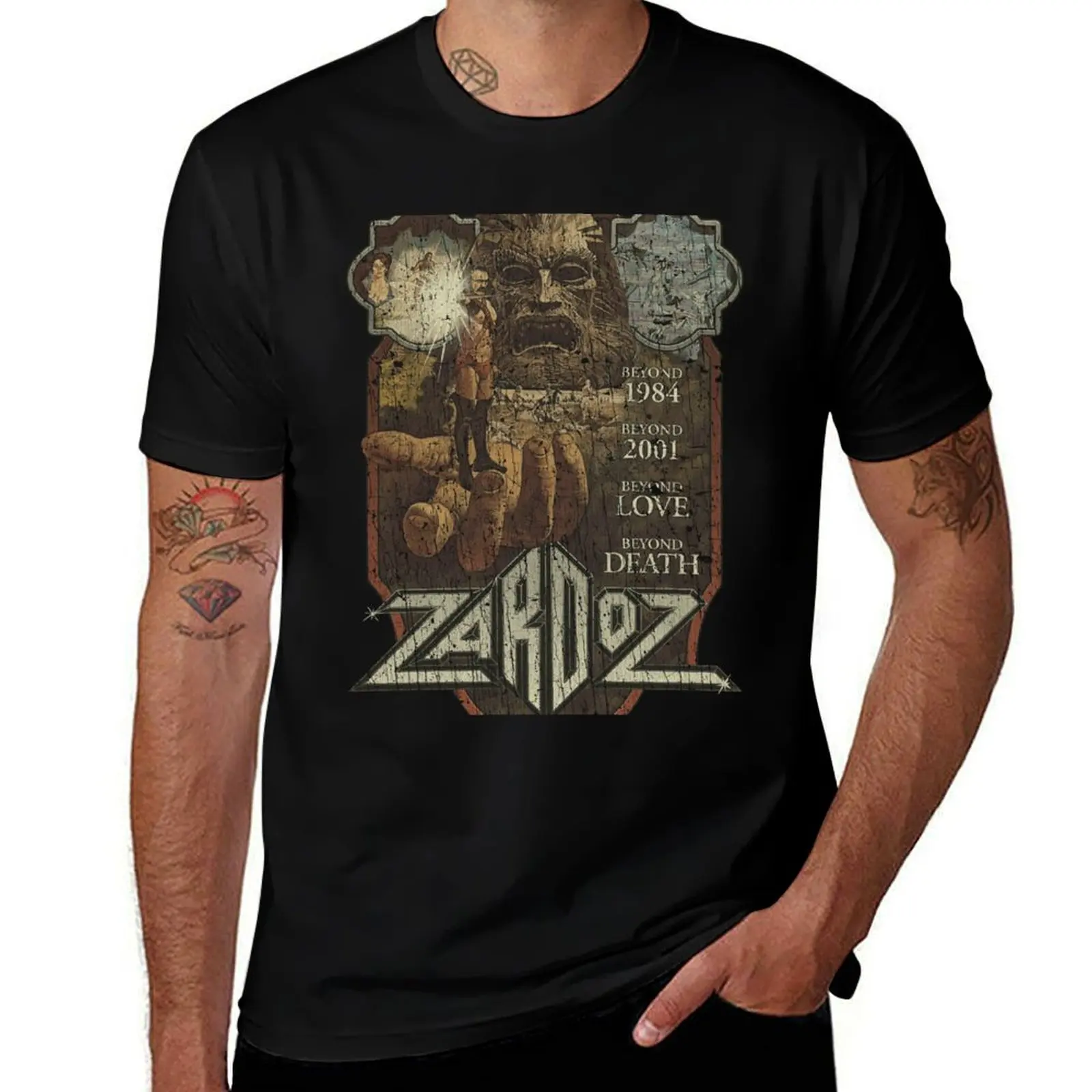 Zardoz 1974 T-Shirt summer top anime stuff boys animal print black t shirts for men