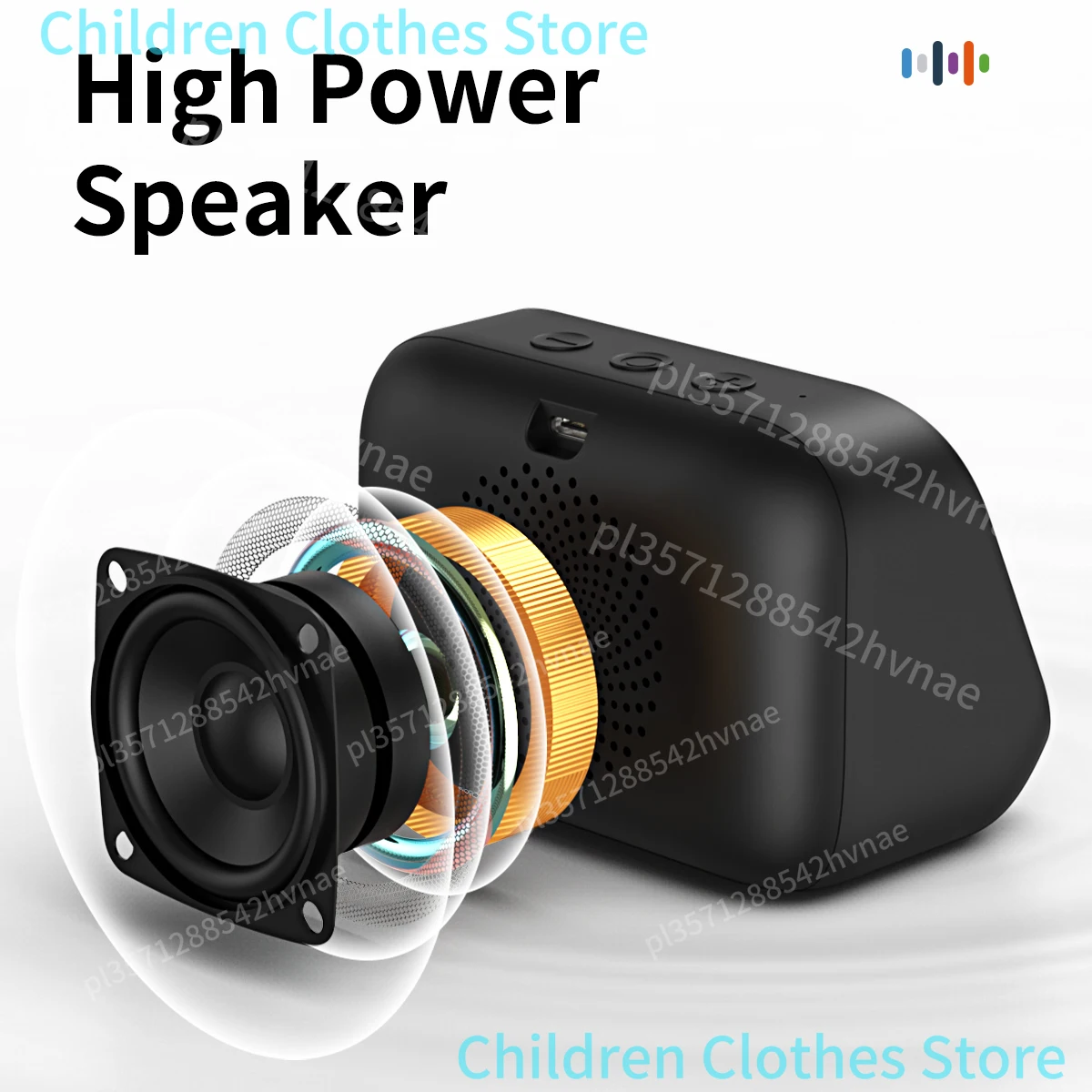 AI Smart Bluetooth 5.4 Speaker Voice assistant HDTouch Screen Display Electronic Album Alarm Clock Hi-fi Stereo Sound