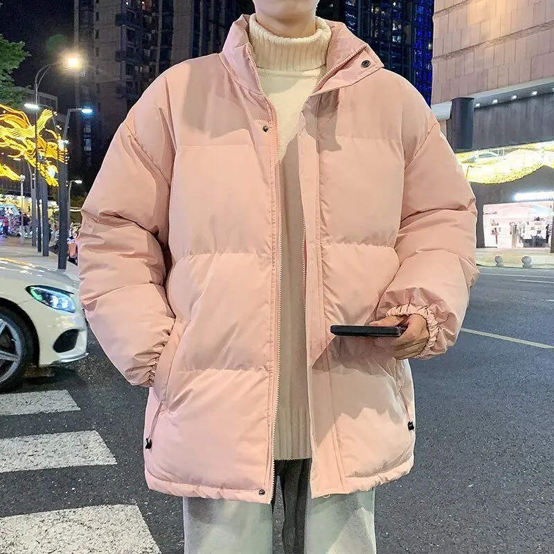 Thickened Cotton-padded Clothes Men's Winter Loose New Casual Cotton-padded Jackets Warm Couples