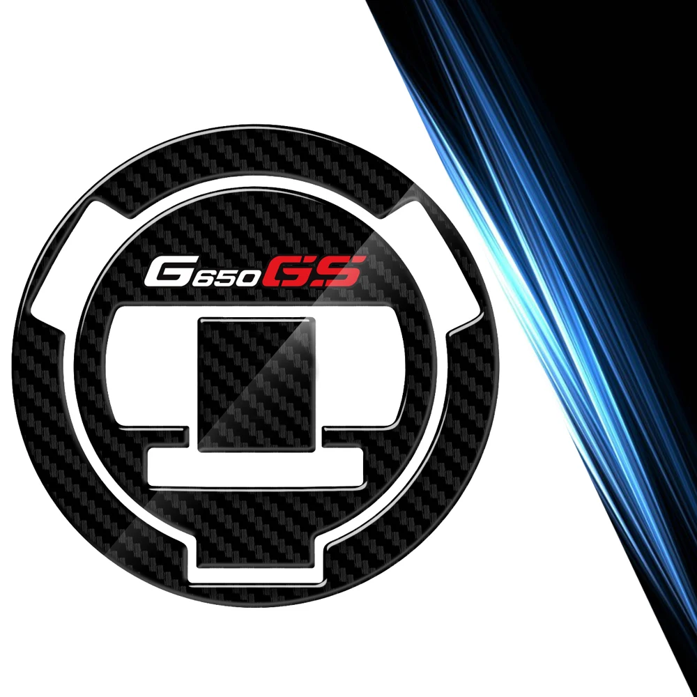 Carbon Fiber Motorcycle Fuel Tank Pad Cap Decals Gas Cap Sticker For BMW G650GS G650 GS G 650 GS