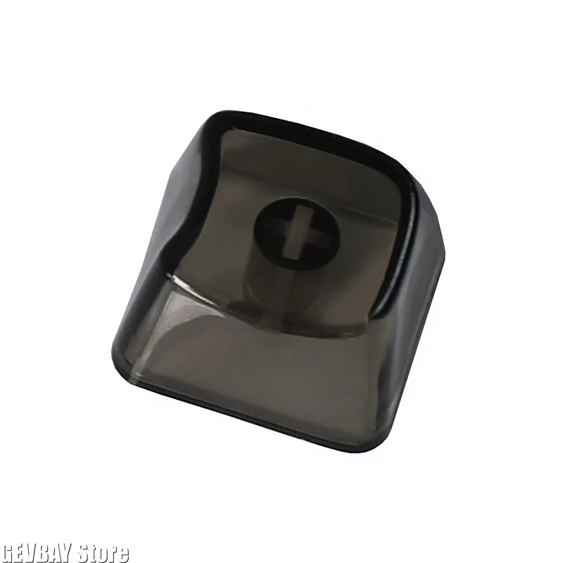 10pcs Transparent Cat Head MX Cross Translucent Keycaps Personalized Multi-color for Mechanical Keyboard