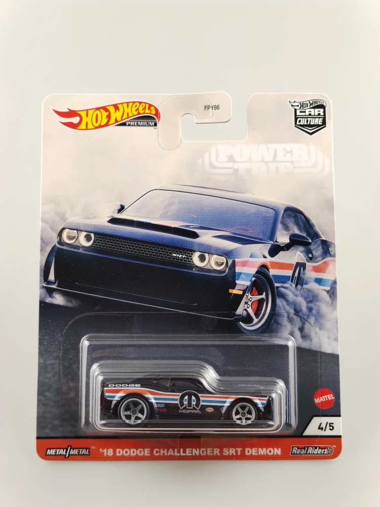 Hot Wheels 1/64  18 DODGE CHALLENGER SRT DEMON series  Metal Die-cast Model Collection Toy Vehicles