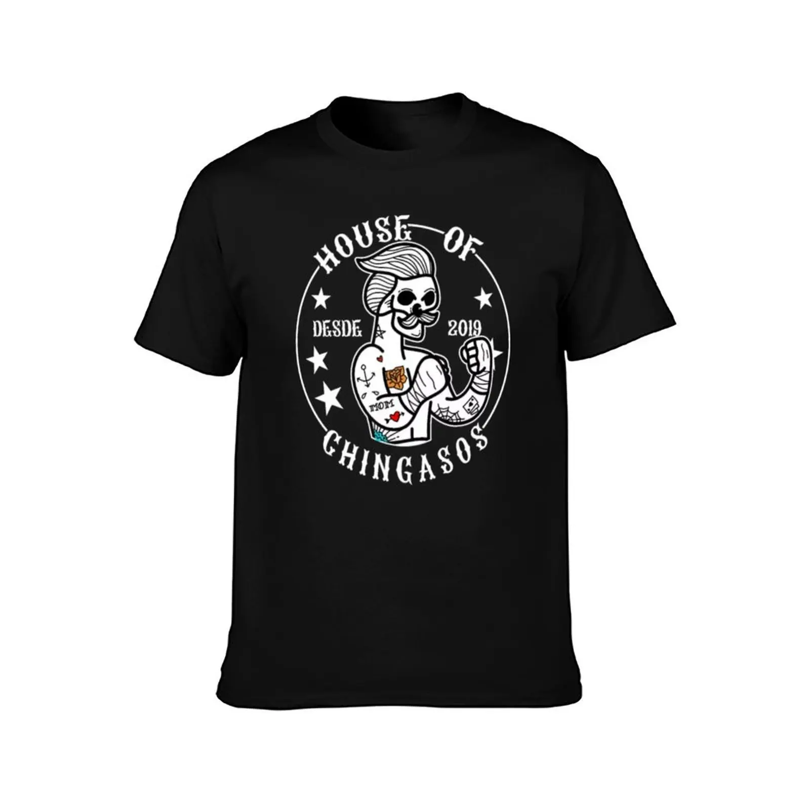 House Of Desde Chingasos 2019 Funny Boxing Tattoo T-Shirt Street Fashion Casual Tee Shirt T-Shirt