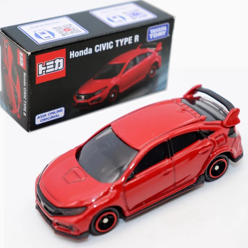 

TOMY масштаб 1/62 Honda CIVIC Type R сплав имитация модели автомобиля статическая коллекция украшенные праздничные подарки игрушки сувенирный подарок
