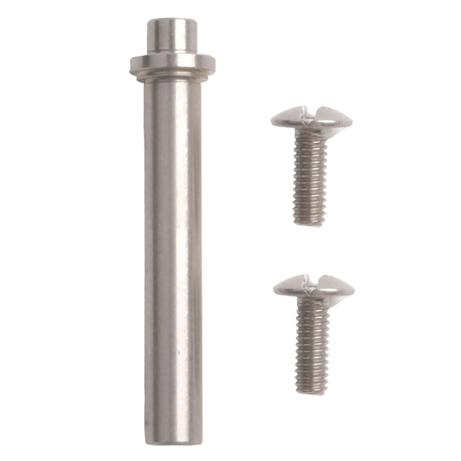 1/5 Stück Angelrollen-Griffstange, Kipphebelarm, Metall-Ersatzteil mit Schrauben für DIY-Reparatur, Silber, 28,9 x 4 mm – Detail 1
