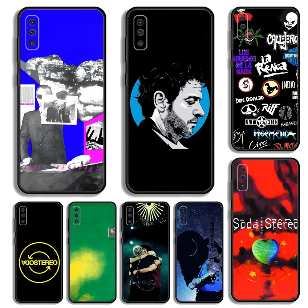 SODA STEREO Band Gustavo Cerati  Phone Case For Samsung S23,23,22,30,21,10,9,Note20 Ultra,Lite,Ultra,5G,Plus,FE,Black Soft Case